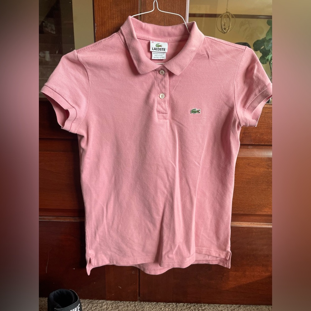 Lacoste women’s  Polo Shirt in Soft Pink